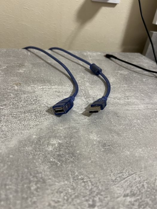 USB кабель- подовжувач 1,5м. Ідеальний для гірлянд та USB пристроів.