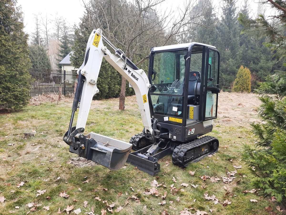 Mini koparka 2 ton wypożyczalnia wynajem bez operatora dowozimy BOBCAT
