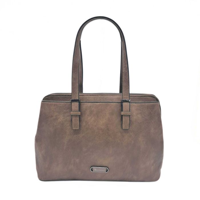 Brązowy kuferek YYcoveri torebka soil