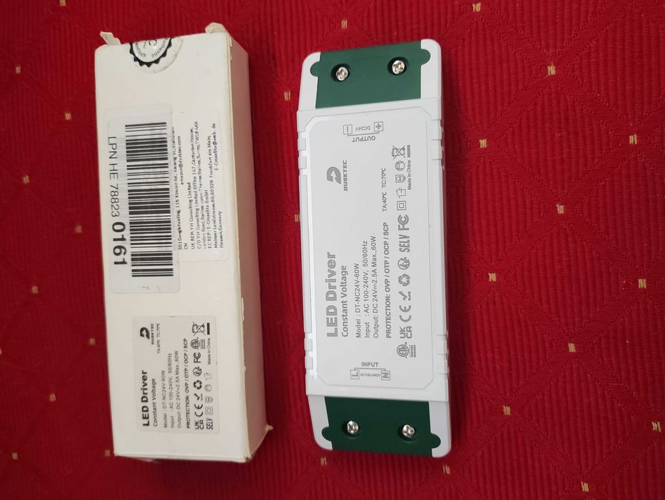 Zasilacz LED DUSKTEC 24V 60W Transformator do Lampy reflektor taśm LED