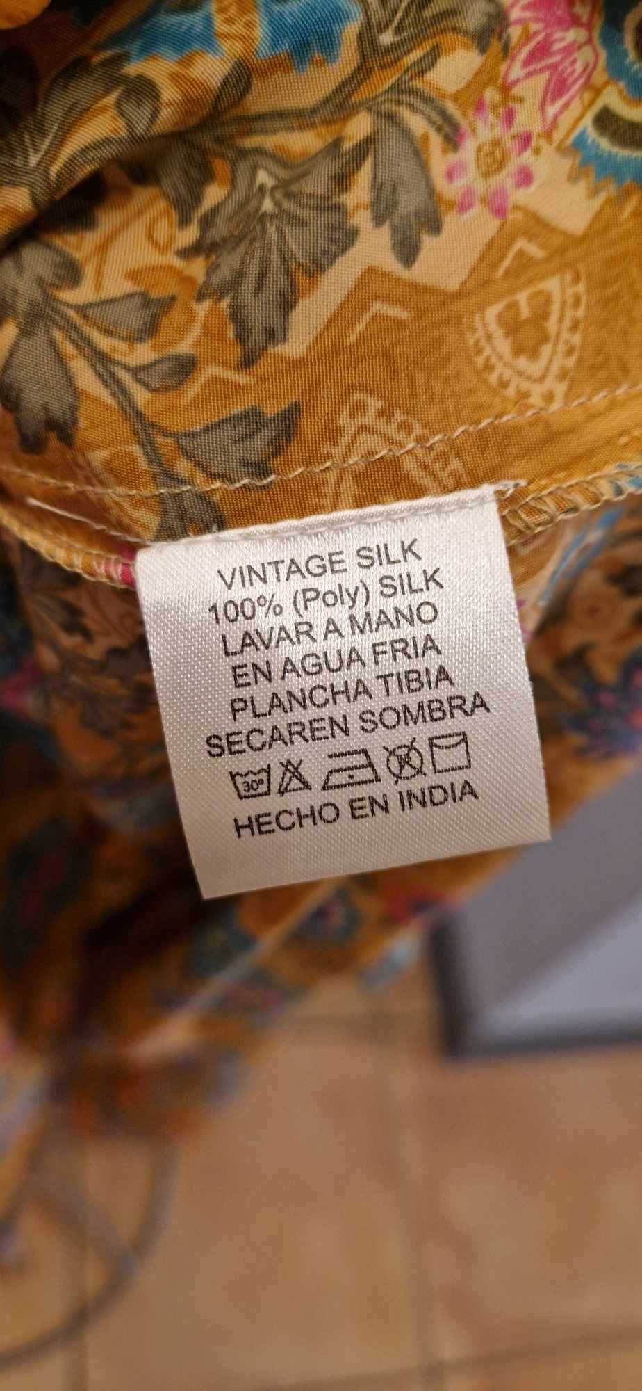 Sukienka  jedwab vintage silk