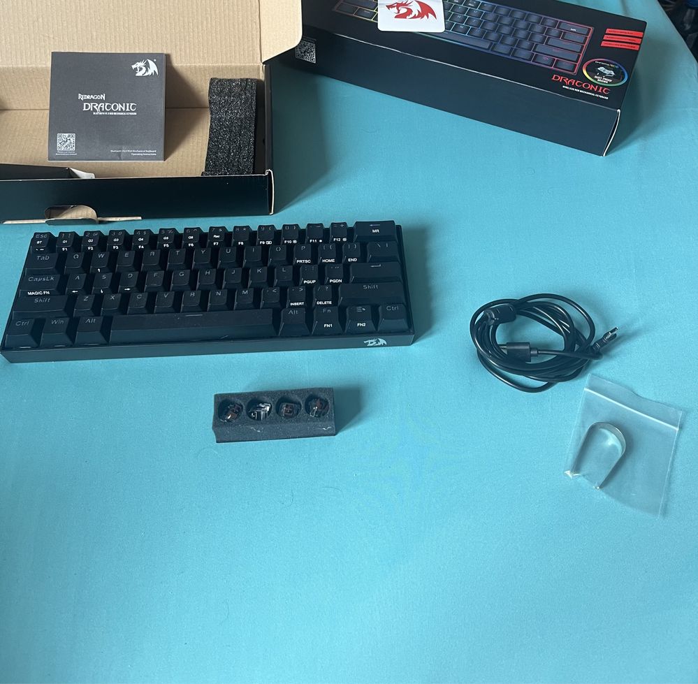 Klawiatura mechaniczna Redragon Draconic PRO K530 RGB Brown Switch