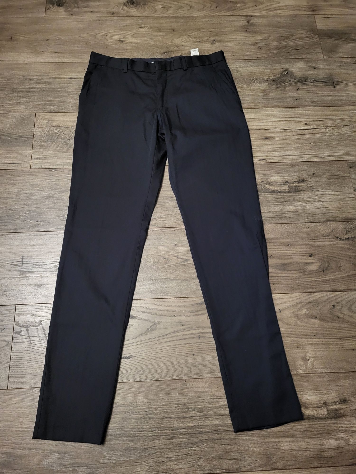 Чоловічі штани Zara, темно-синього кольору 48р(укр.) eur 42
