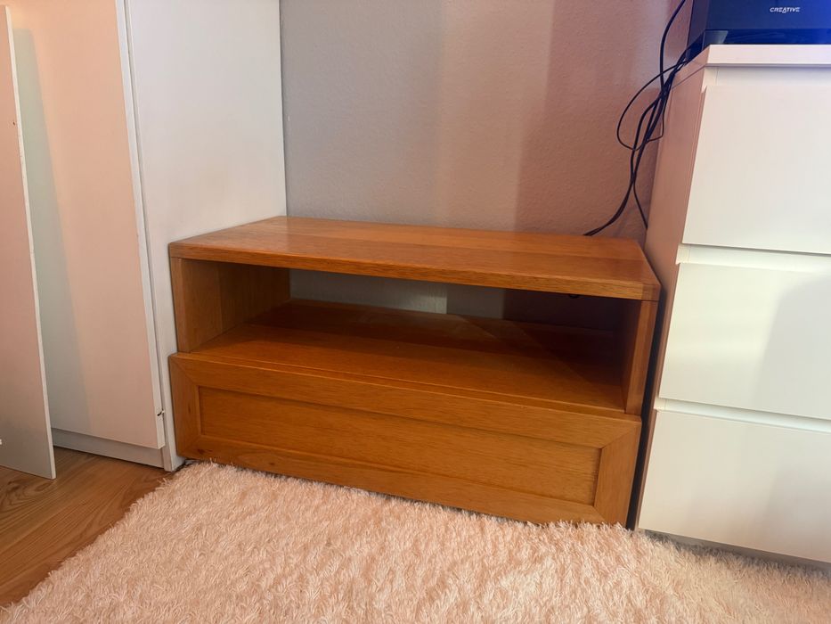 Szafka drewniana, ręcznie wykonana, rtv