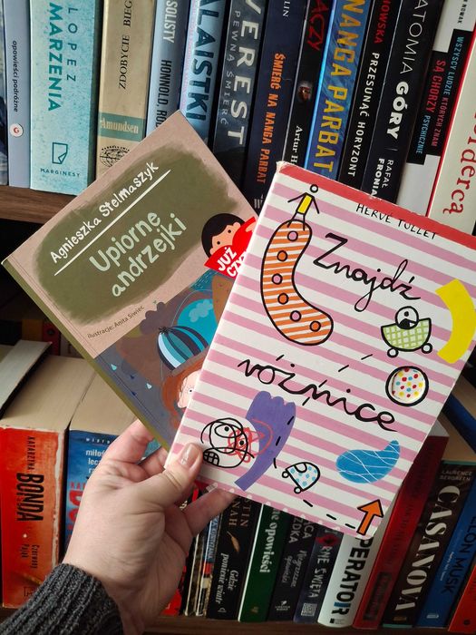 zestaw 2szt książek dla dzieci Znajdź różnicę + Upiorne Andrzejki