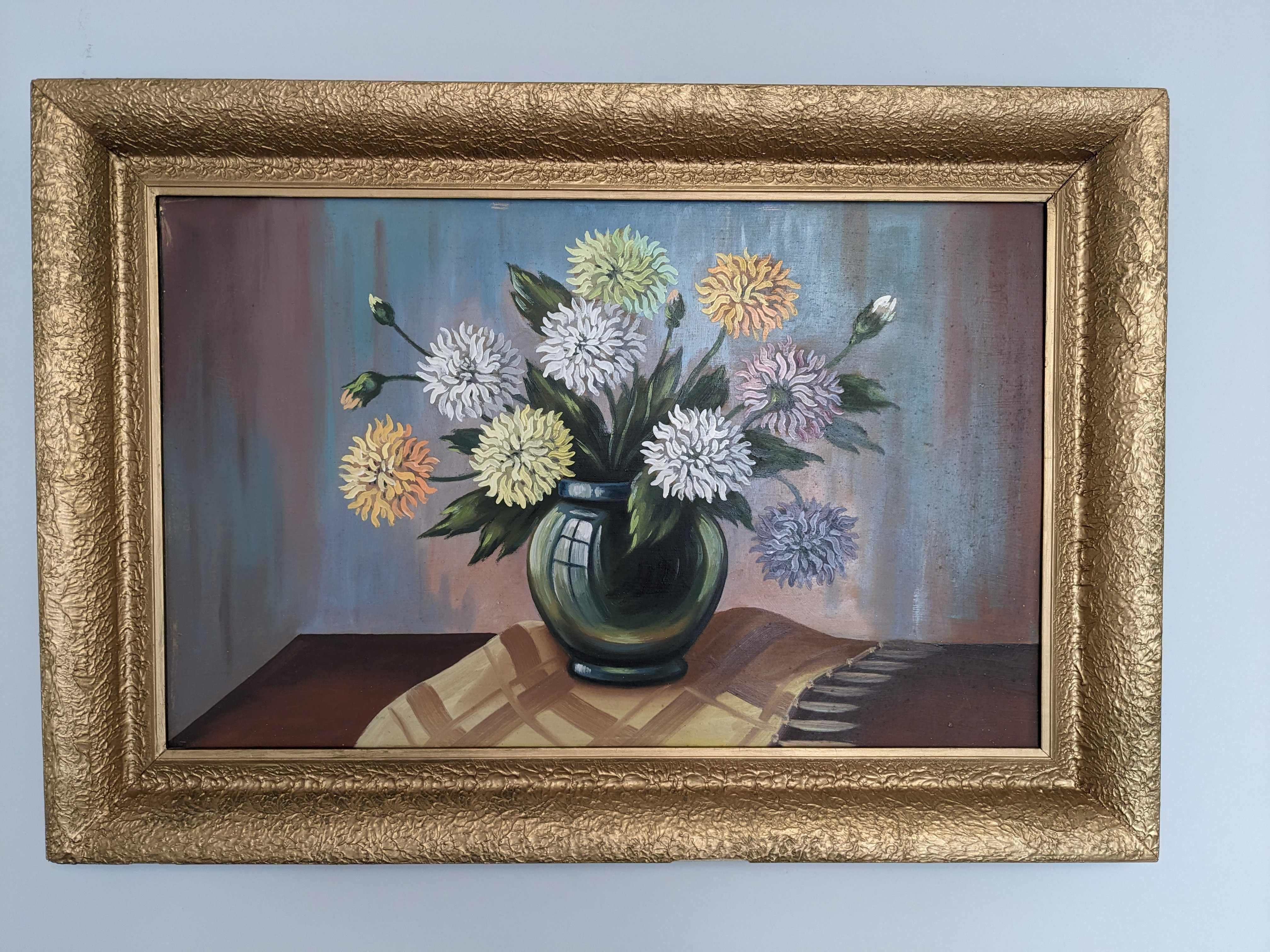 Obraz olejny - Kwiaty