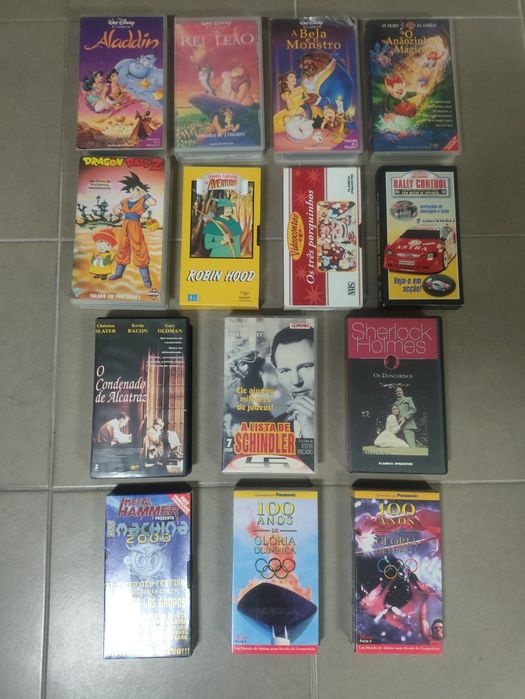 Cassetes VHS - pack de 14 cassetes