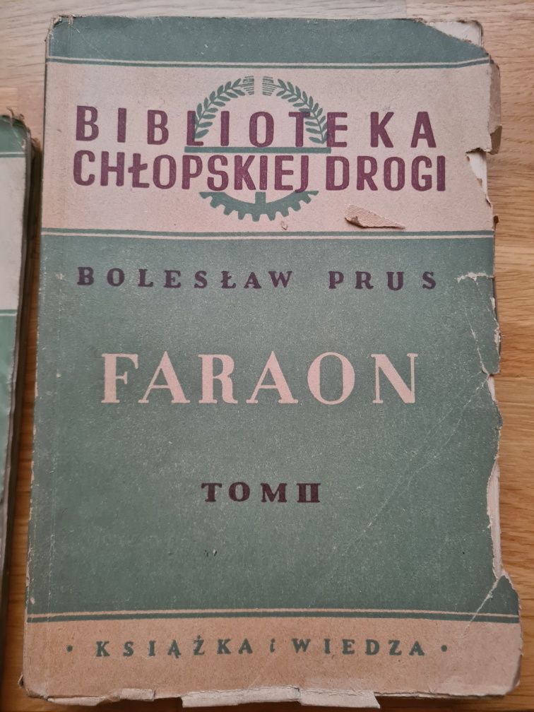 Książki Faraon Tom 1-3 Biblioteka chlopskiej drogi.