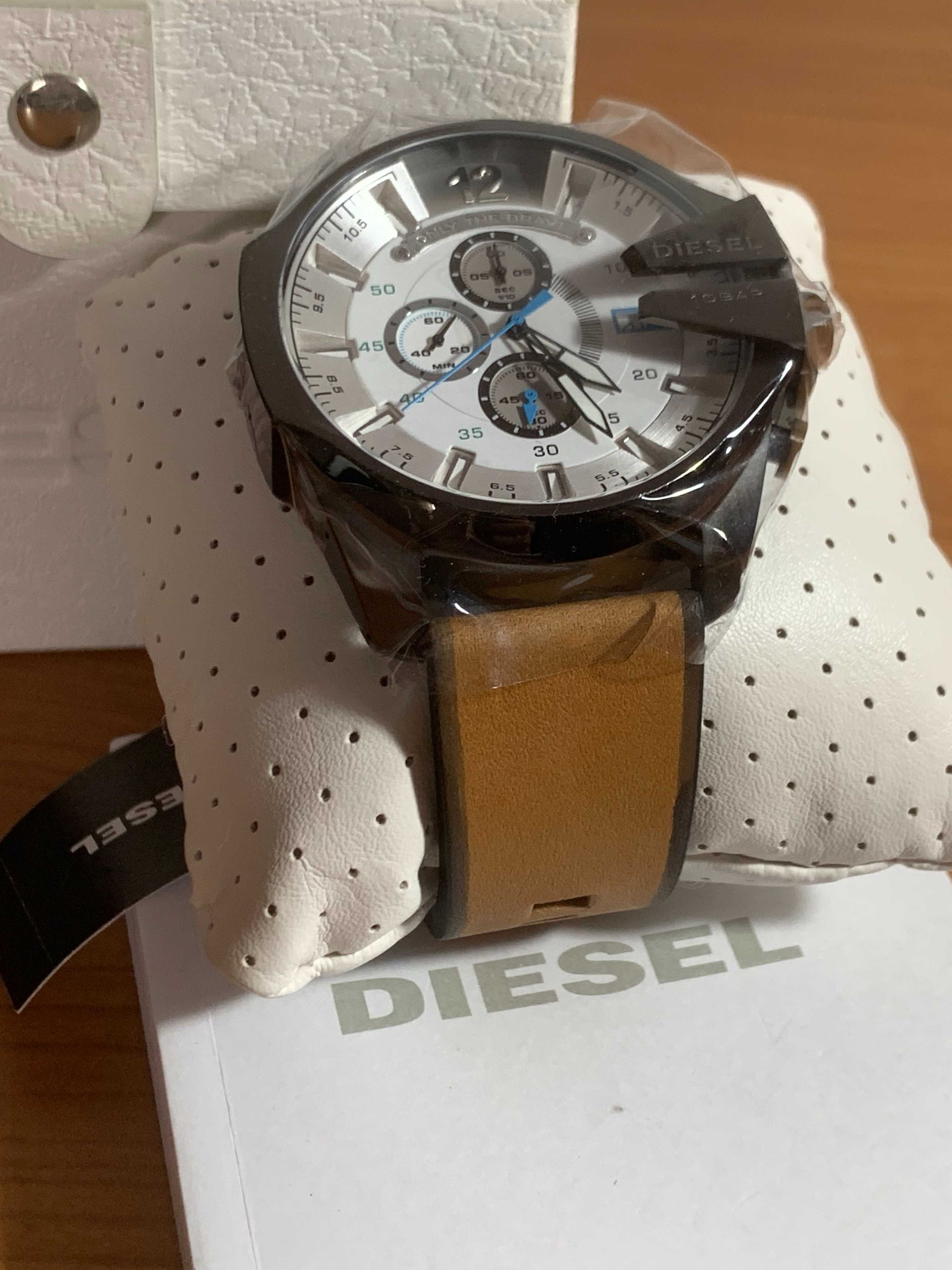 Relógio Diesel Castanho & Branco