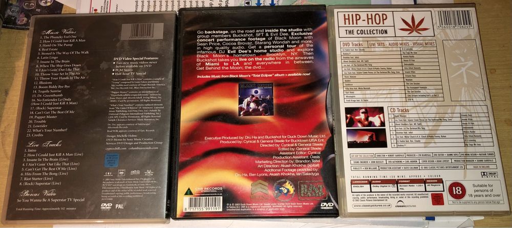 DVD rap koncerty i biografie