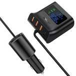 Acefast ładowarka samochodowa 90W USB Typ C / 3x USB / gniazdo zapalni