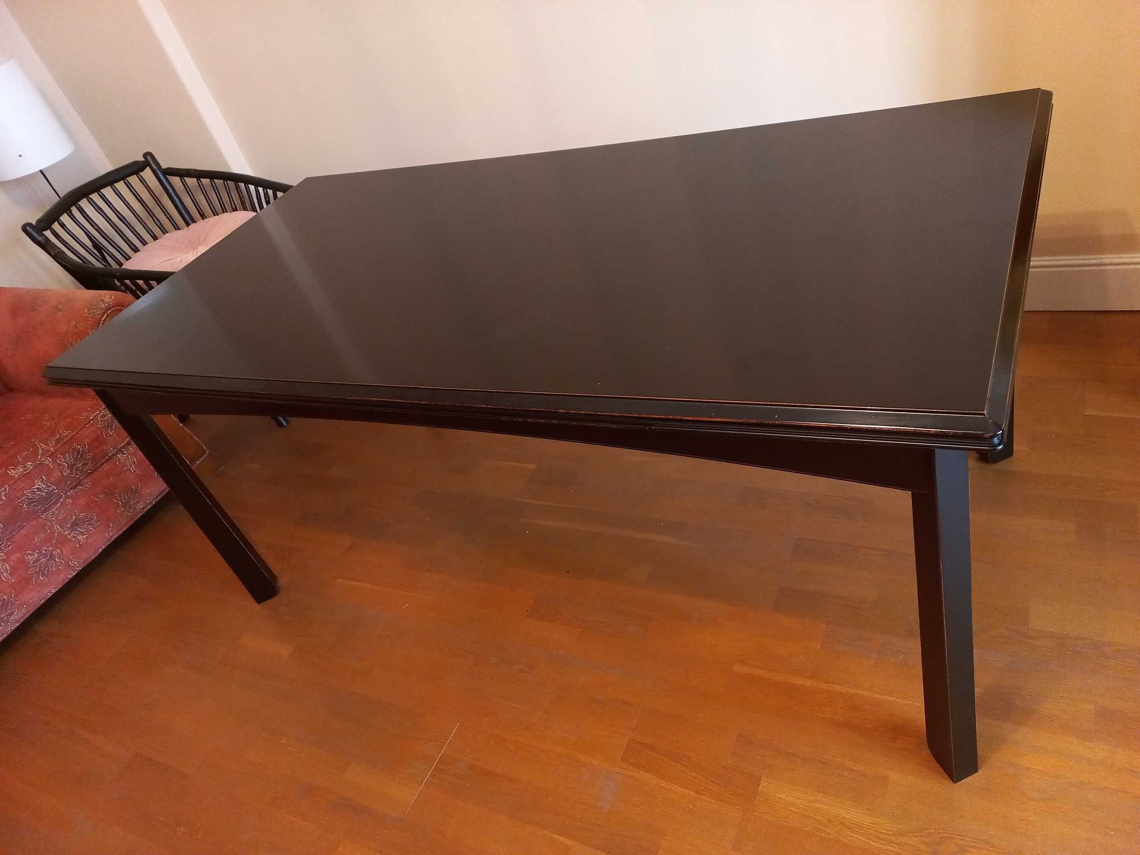 Stół L'Artigiana 90x180/240 elegancki włoski drewniany super stan