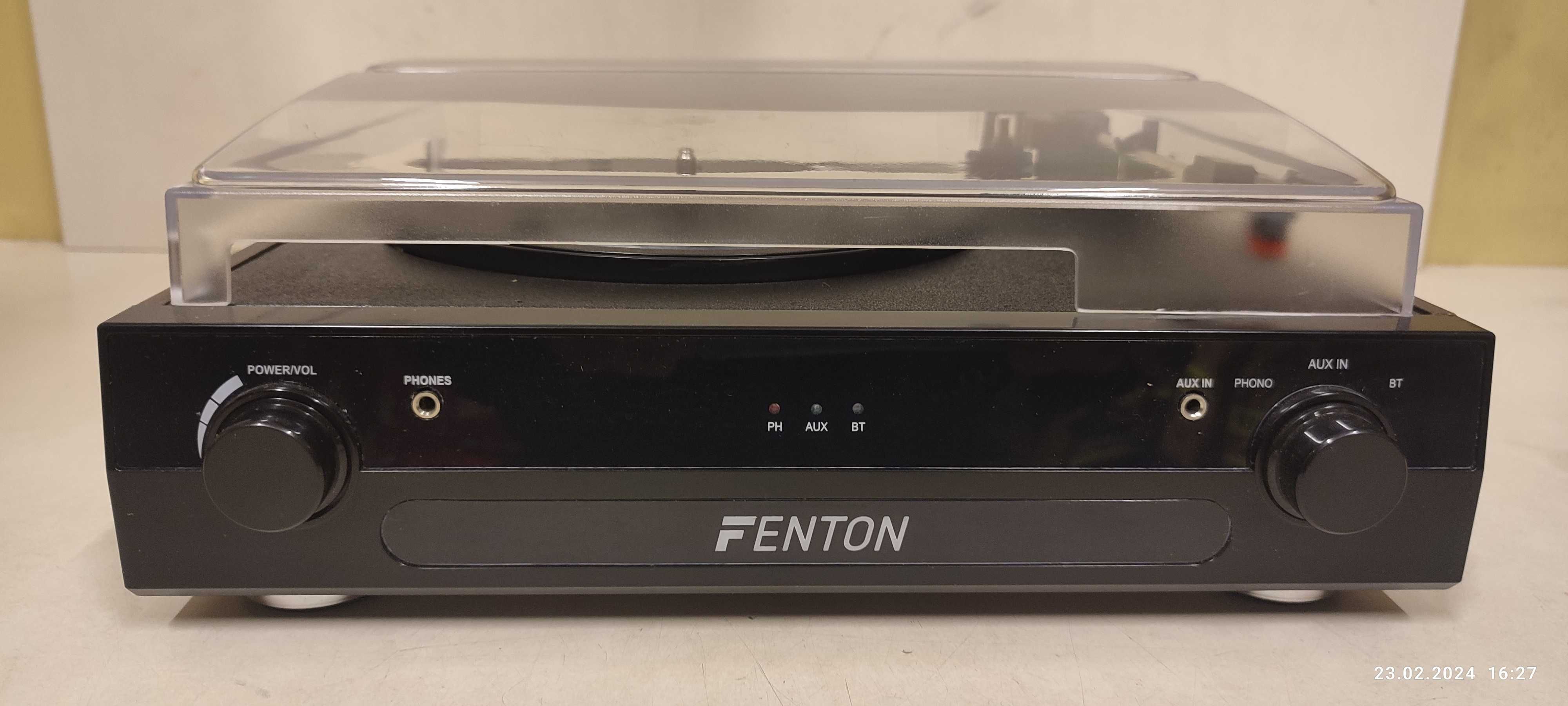 Gramofon RP102B Fenton głośniki bluetooth.