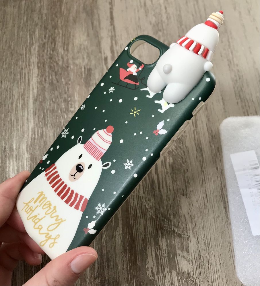 Capa para iPhone 7 de Natal (Nova)