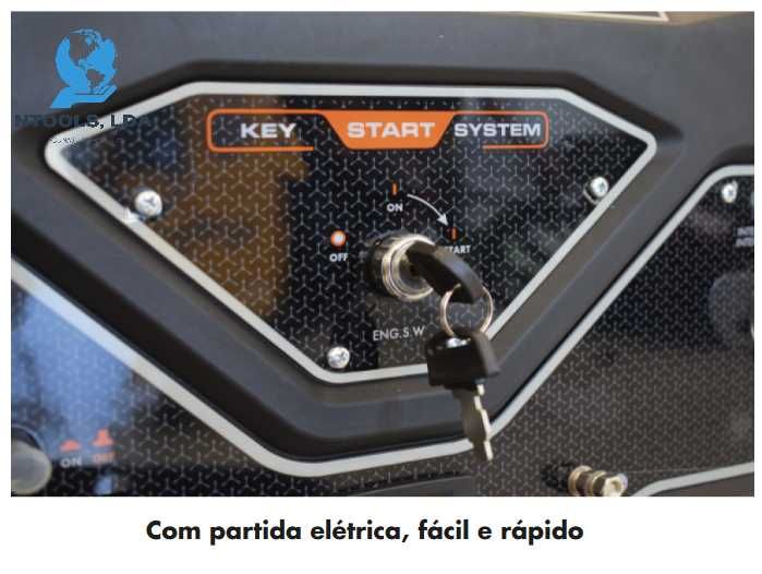 Gerador Gasolina KPC8750E 7,5 kW/7,5 kVA Monofásico AVR KPC