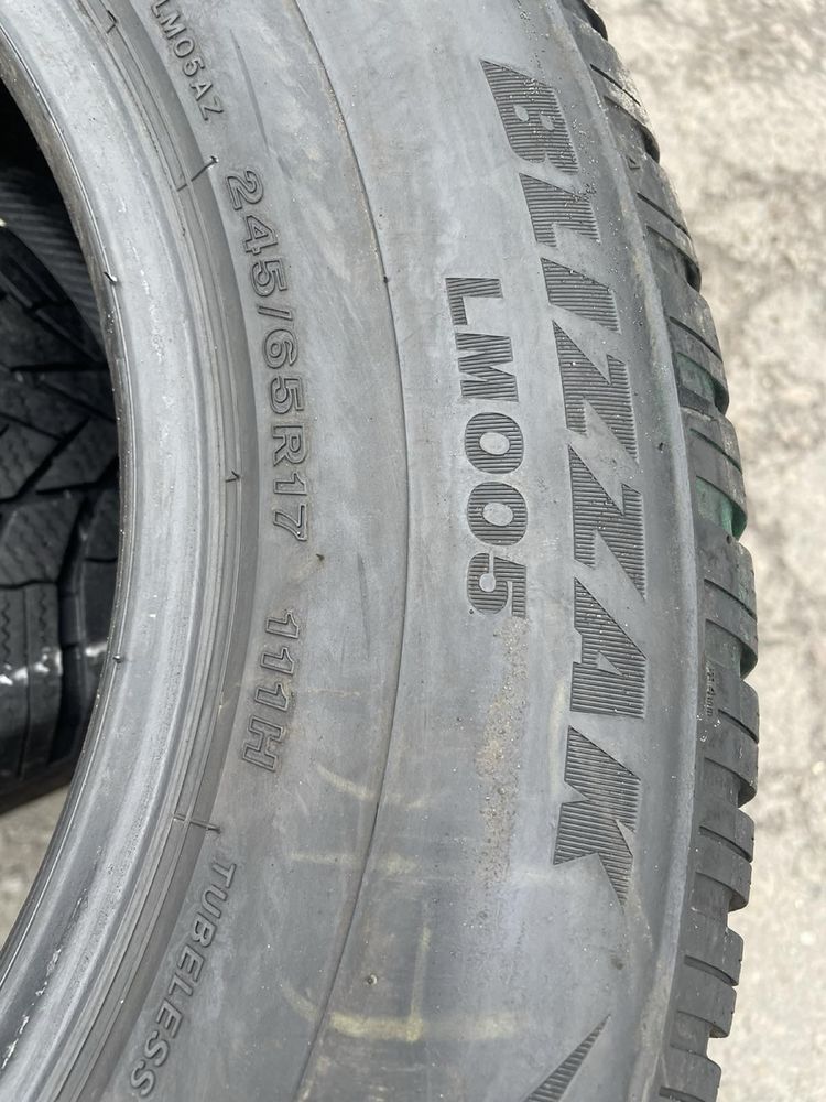 Шини 245/65 R17 Bridgestone 6,3мм 2022 рік 245 65 17