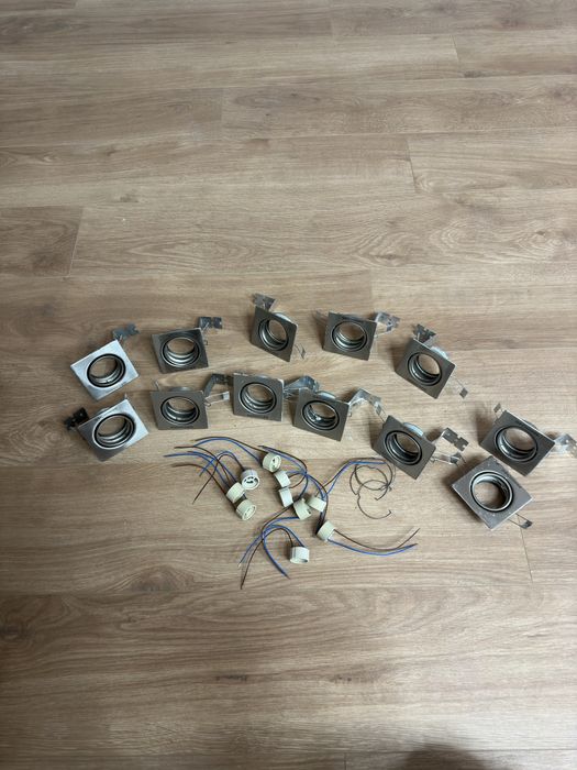 Lampy sufitowe wpuszczane 12 sztuk cena za calosc