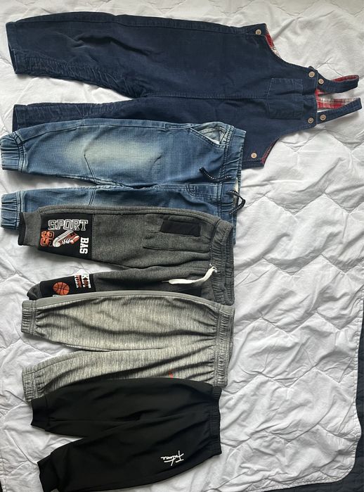 Лот речей 80 розмір. Штани , кофта, джинси, костюм, комбінезон зимній