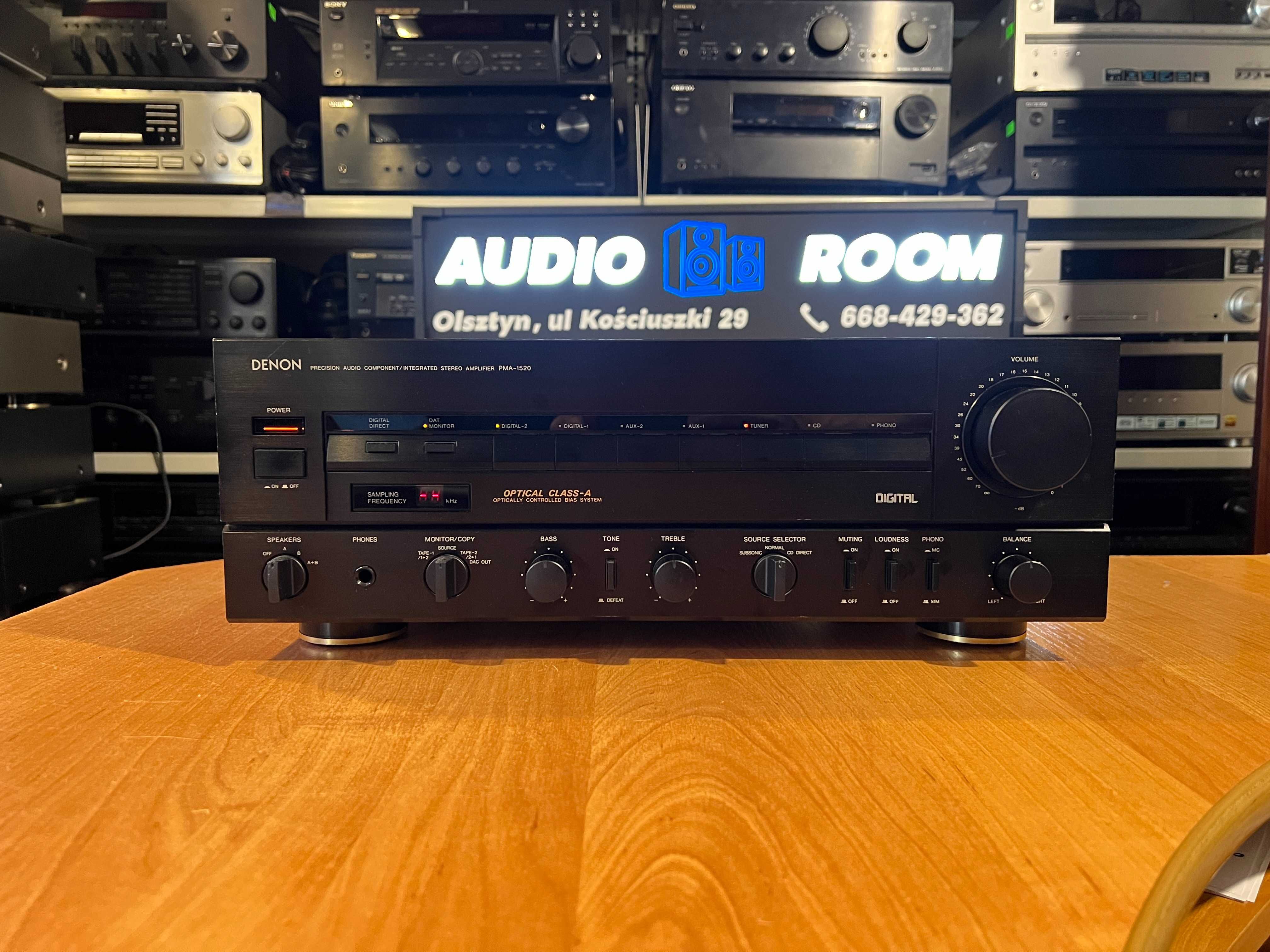 Wzmacniacz Denon PMA-1520 z wejściem optycznym, Audio Room