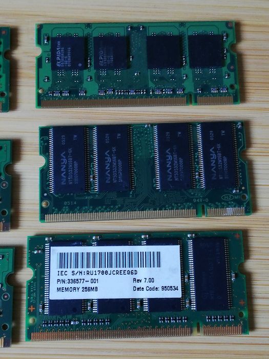 Pamięci RAM - różne DDR, DDR2 (całość 20zł)