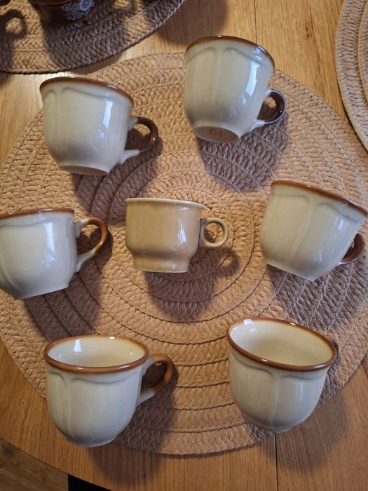 6 szt Filiżanki Nostalgia Porcelit Pruszków