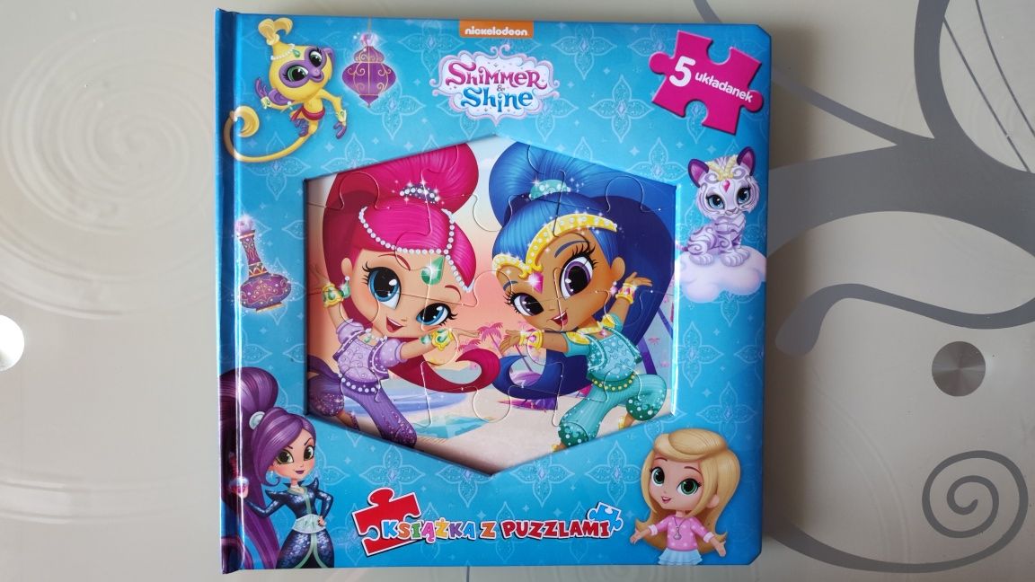 Shimmer Shine Książka z puzzlami