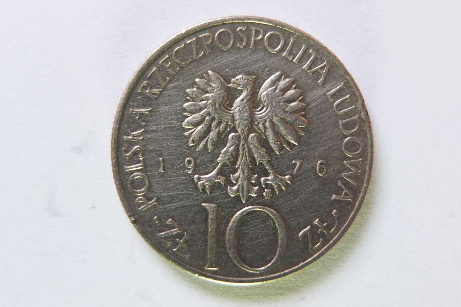 Moneta z PRL 10 zł - Adam Mickiewicz z 1976r.