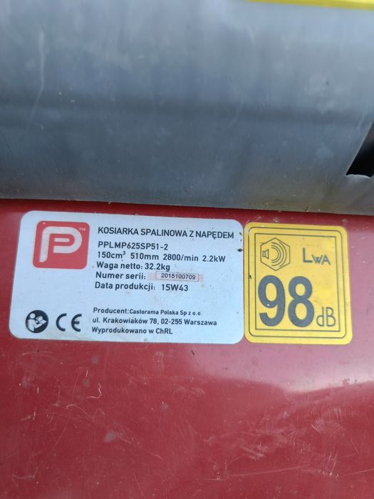 Laweta do kosiarki spalinowej Kosiarka spalinowa z napędem Performance