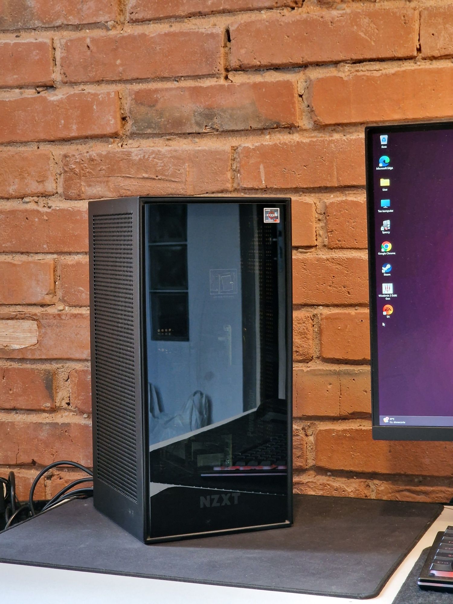 NZXT Mały ITX dla Gracza! | Ryzen 5 | 16GB | RX5600xt | 512GB NVME | 6