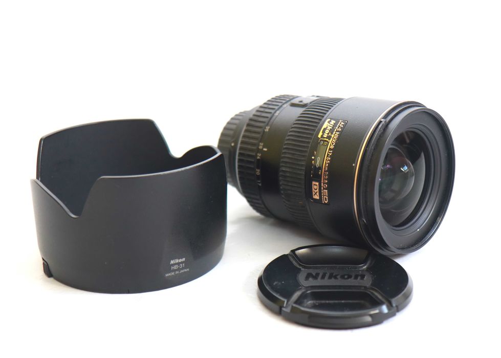 Lente Nikon 17-55mm f\2.8 objetiva em boas condições