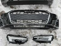 Бампер передний Audi A5 8W6 Фонари Решітка Фара А5 Фары Радары