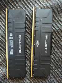 2 Memória RAM Crucial 8GB Ballistix Sport LT DDR4 3200Mhz