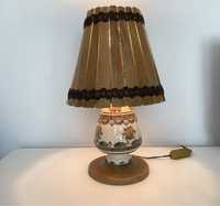 lampka stojąca vintage lampa PRL lampa Cepelia