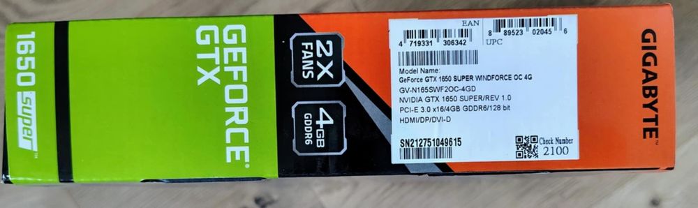 Karta graficzna GTX 1650 SUPER