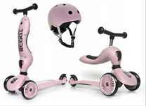 Scoot and ride z kaskiem