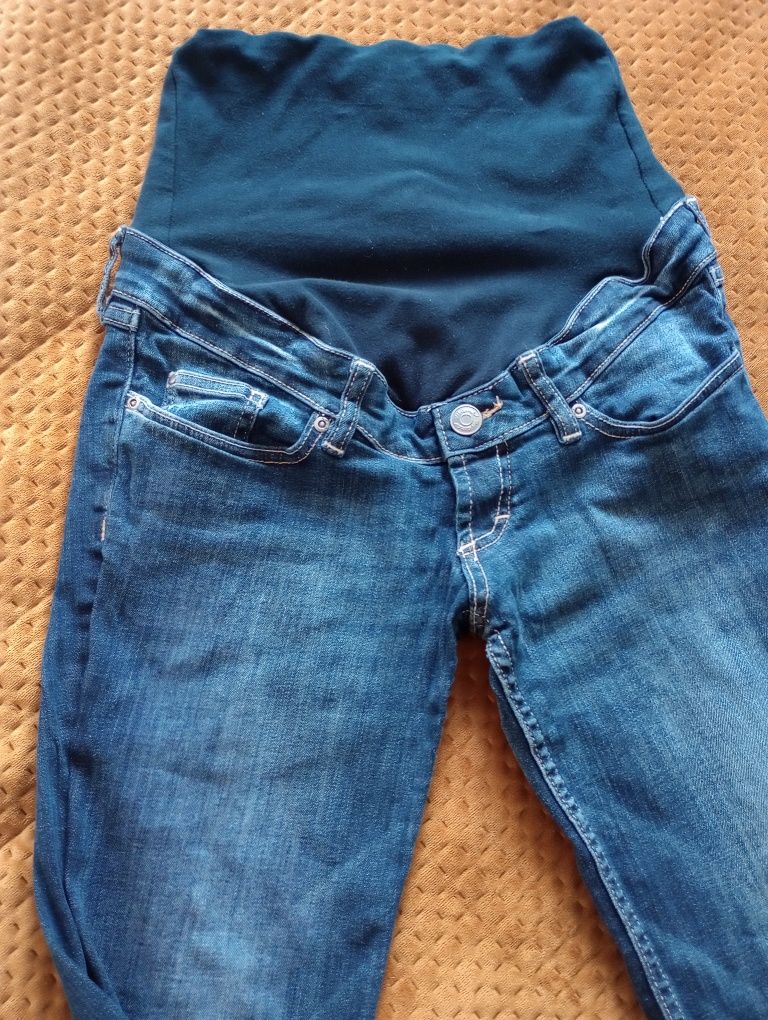 Spodnie jeansy ciążowe H&M, r. 38