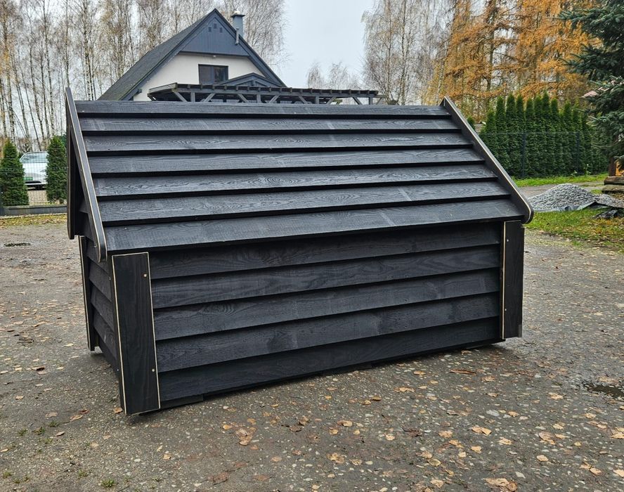 Buda dla owczarka/malinois/Husky – solidna, ręczna robota – schroniska