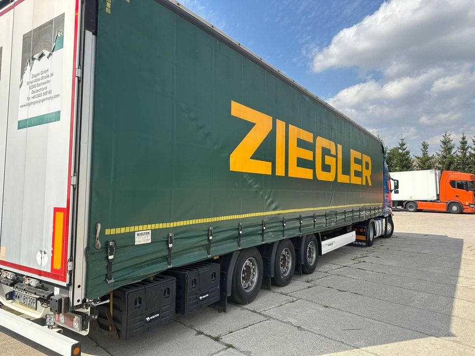 Naczepa plandeka MEGA + Coil Mulda – XL, SAF, 1 właściciel!