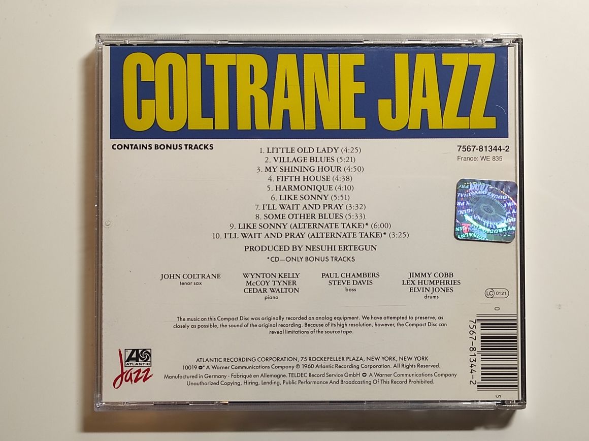 John Coltrane - Coltrane Jazz CD stan idealny wysyłka