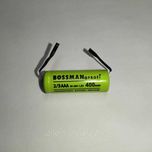 Аккумулятор технический с лепестками BOSSMAN Ni-MH 2/3AAA 1,2V 400mAh