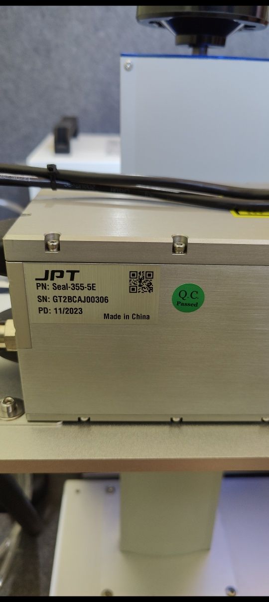 Лазерний маркер гравер УФ 5 вт JPTUV 5W