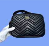 Женская сумка Gucci gg marmont matelasse square belt bag оригинал