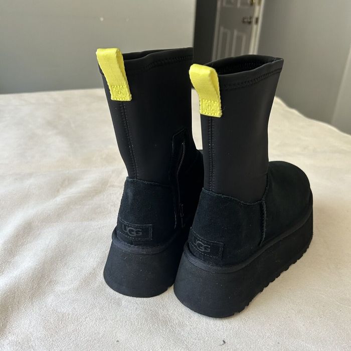 UGG dipper black уггі на платформі чорні оригінал
