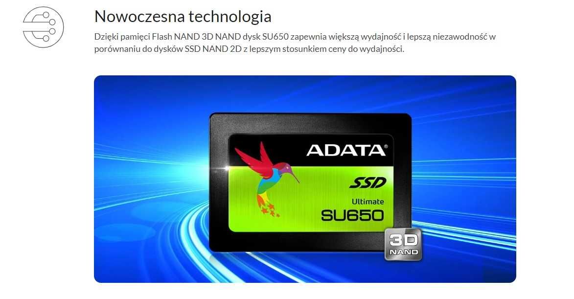 Dysk ADATA 120GB 2,5" SATA SSD Ultimate