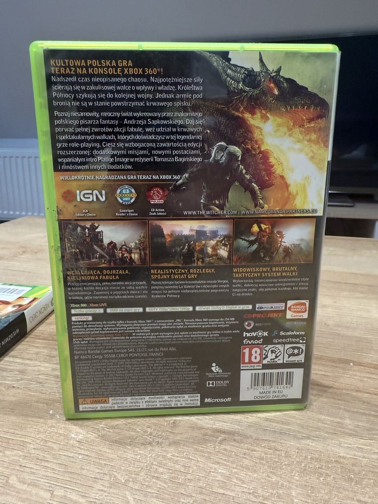 Wiedzmin 2 xbox 360 PL