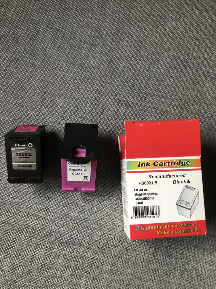 Nowy czarny tusz do drukarki + kolorowy tusz zamienniki INK Cartridge