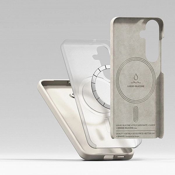 Ringke Silicone Magnetic Magsafe Galaxy S25 Stone