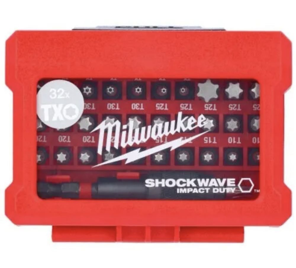 Набор ударных бит Milwaukee 32 шт SHOCKWAVE