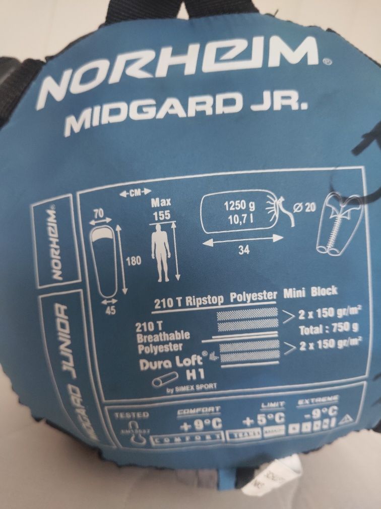 Спальный мешок Norheim Midgard JR