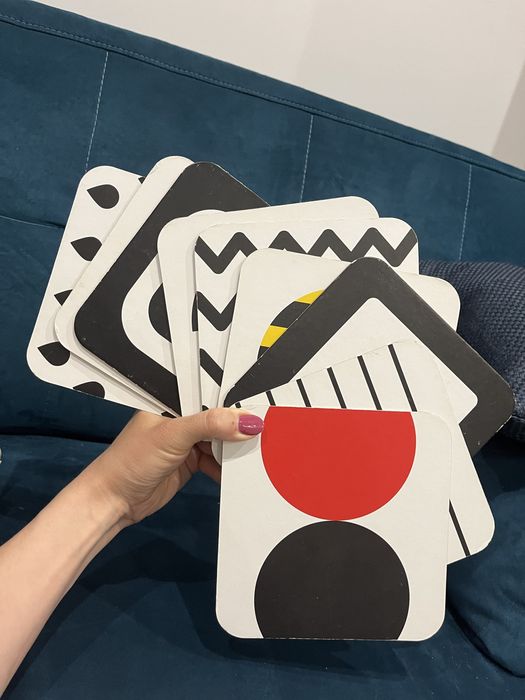 Ksiazeczki kontrastowe plansze czuczu harmonijki zabawki dla niemowlak